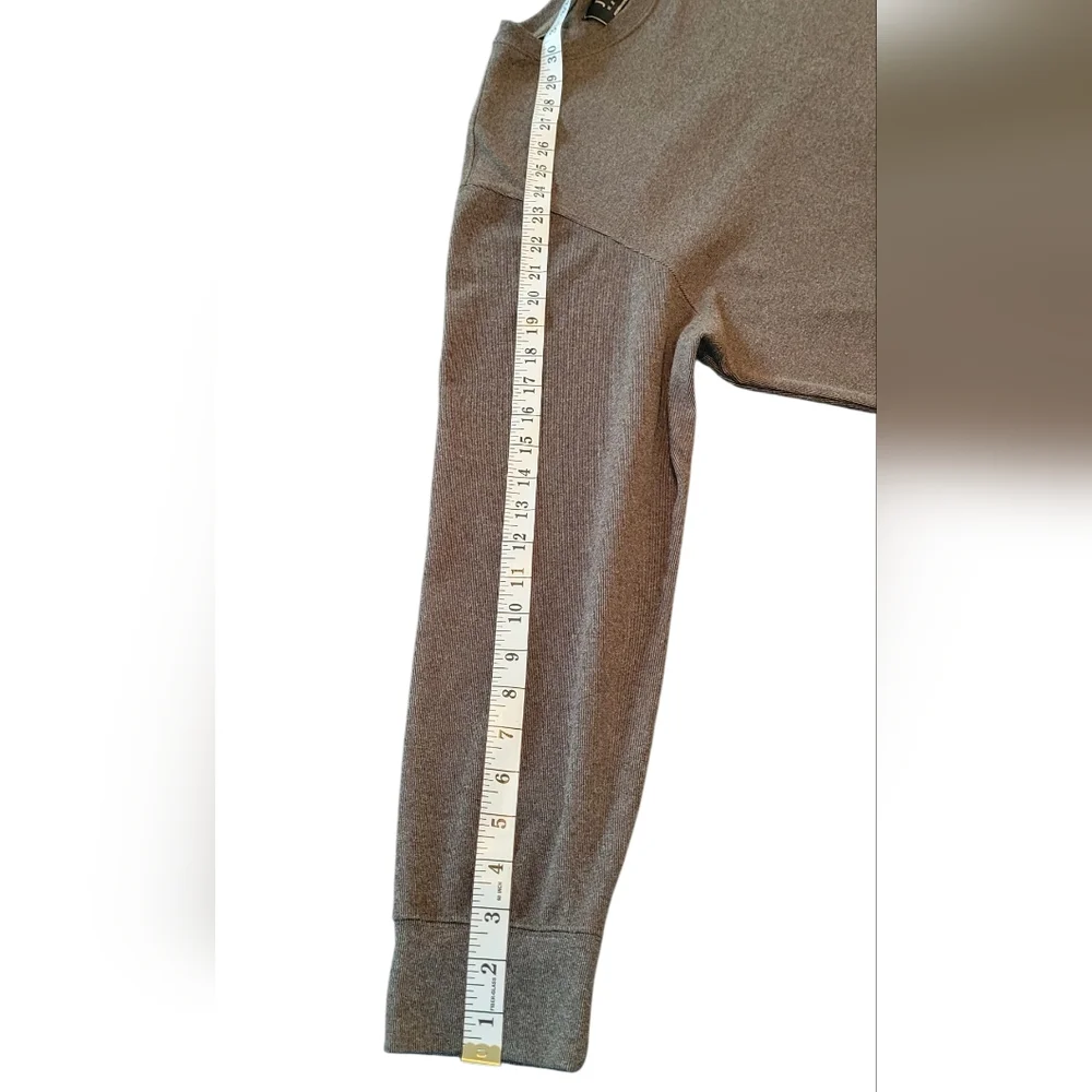 Jachs New York Men's Brown Crewneck Long Sleeve Soft  Cozy Sweatshirt, Size XL